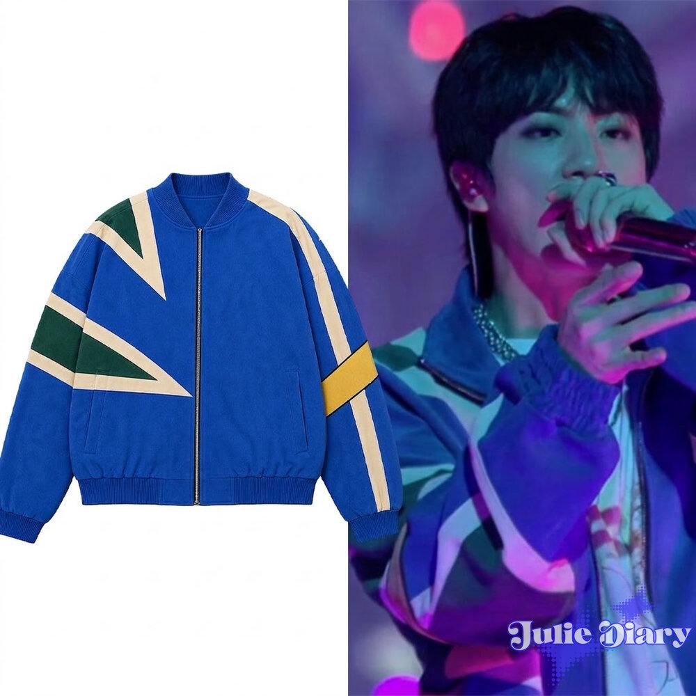 BTS Seokjin Arirang Tour Los Angeles Day 1 Bomber Jacket BTS Seokjin Arirang Tour Los Angeles Day 1 Bomber Jacket