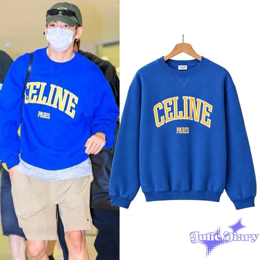 BTS Taehyung V Celine Paris Sweatshirt BTS Taehyung V Celine Paris Sweatshirt