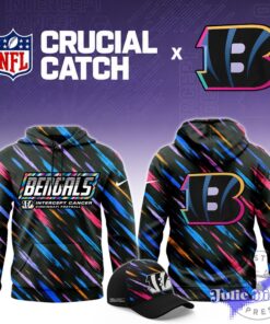 Cincinnati Bengals NFL Crucial Catch Intercept Cancer Hoodie