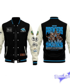 Cronulla Sharks 2026 Premiers Anniversary Range Baseball Jacket