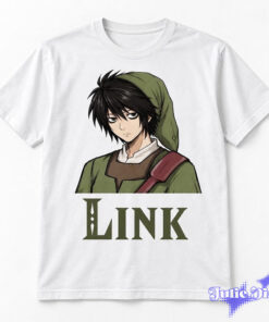 Death Note x Link Legend of Zelda Lawliet Link 2D Shirt
