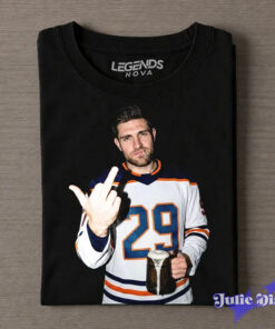 Edmonton Oilers Leon Draisaitl Drunk & Smoke T-Shirt