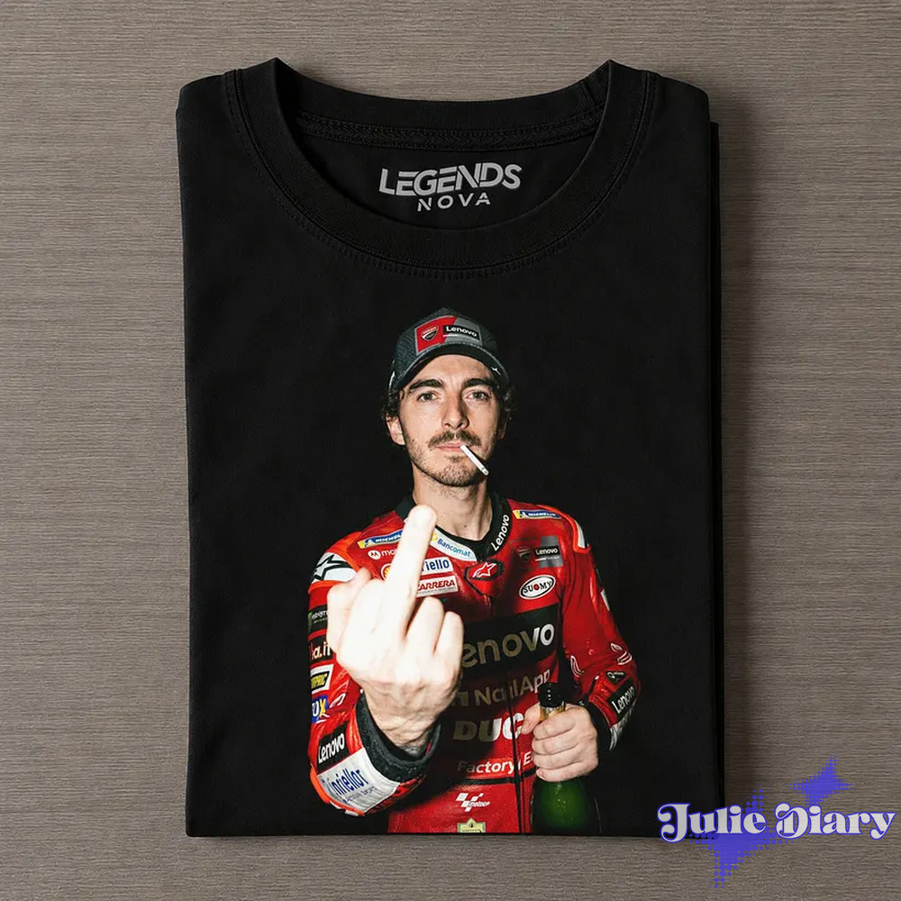 Francesco “Pecco” Bagnaia MotoGP Drunk & Smoke T-Shirt Francesco “Pecco” Bagnaia MotoGP Drunk & Smoke T-Shirt