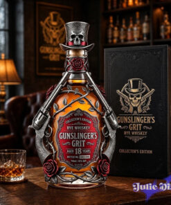 Gunslinger’s Grit Rye Whiskey Bottle