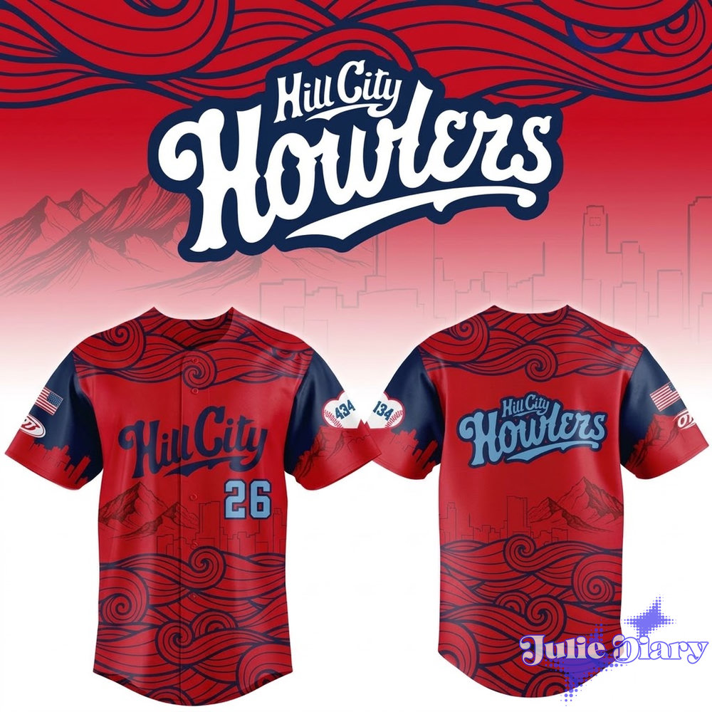 Hill City Howlers Mustaches for Kids 2026 Baseball Jersey Hill City Howlers Mustaches for Kids 2026 Baseball Jersey