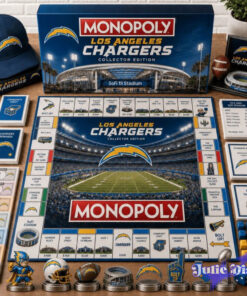 Los Angeles Chargers Monopoly Board Game