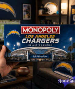 Los Angeles Chargers Monopoly Board Game