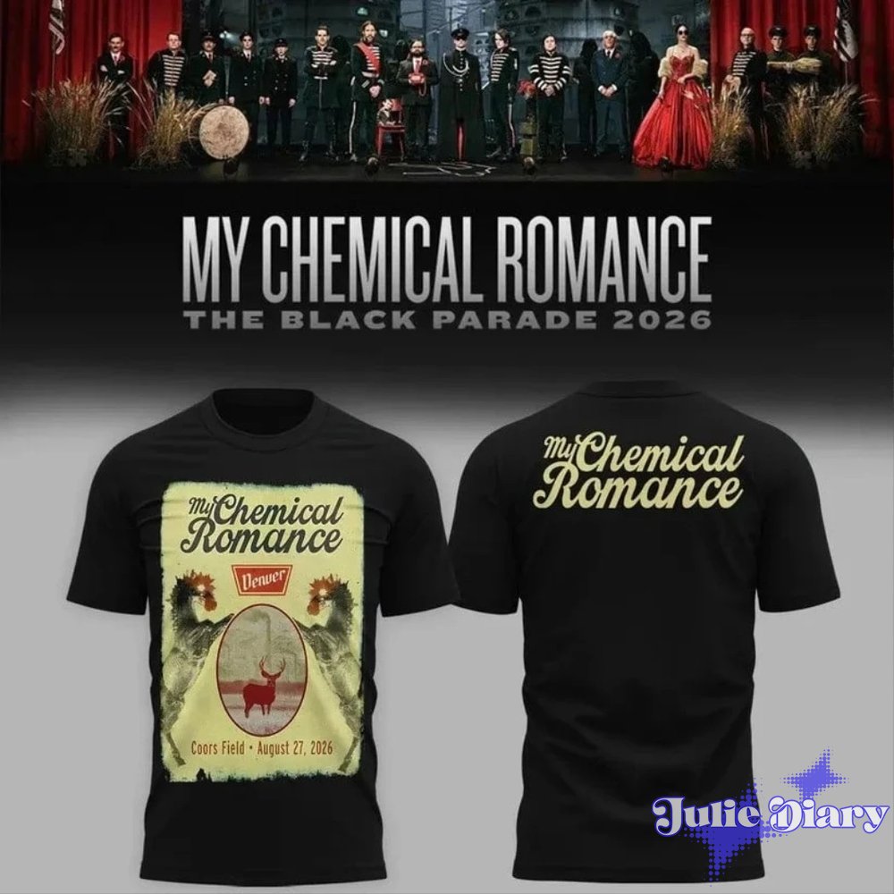 My Chemical Romance The Black Parade Tour US 2026 At Denver Shirt My Chemical Romance The Black Parade Tour US 2026 At Denver Shirt