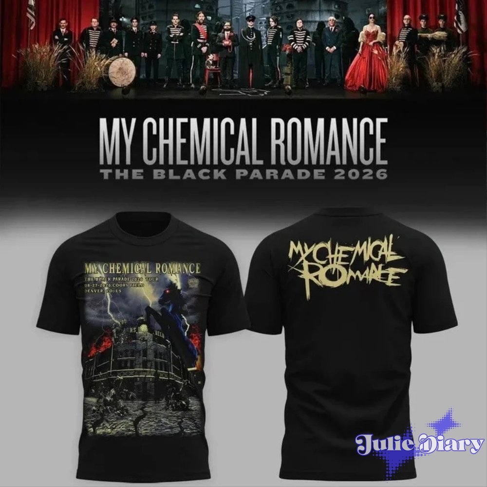 My Chemical Romance The Black Parade Tour US 2026 At Denver Shirt My Chemical Romance The Black Parade Tour US 2026 At Denver Shirt