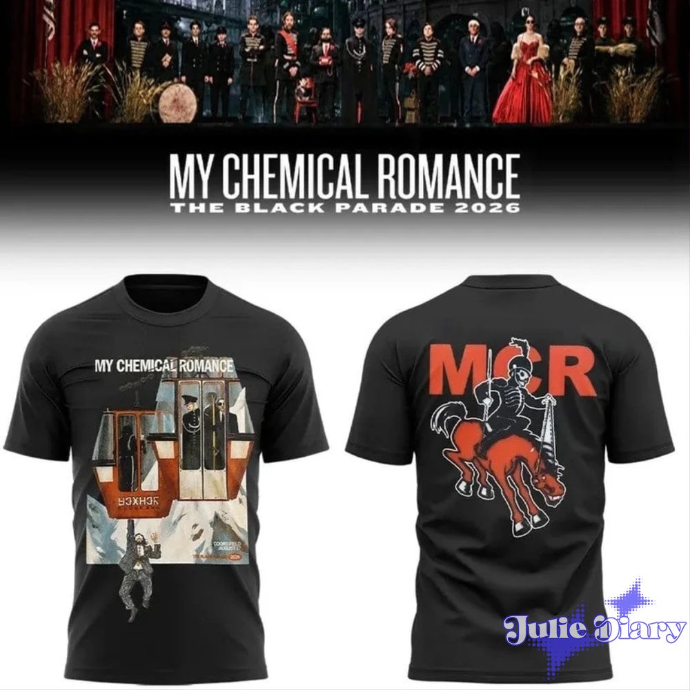 My Chemical Romance The Black Parade Tour US 2026 At Denver Shirt My Chemical Romance The Black Parade Tour US 2026 At Denver Shirt