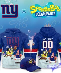 New York Giants x SpongeBob Limited Custom Hoodie