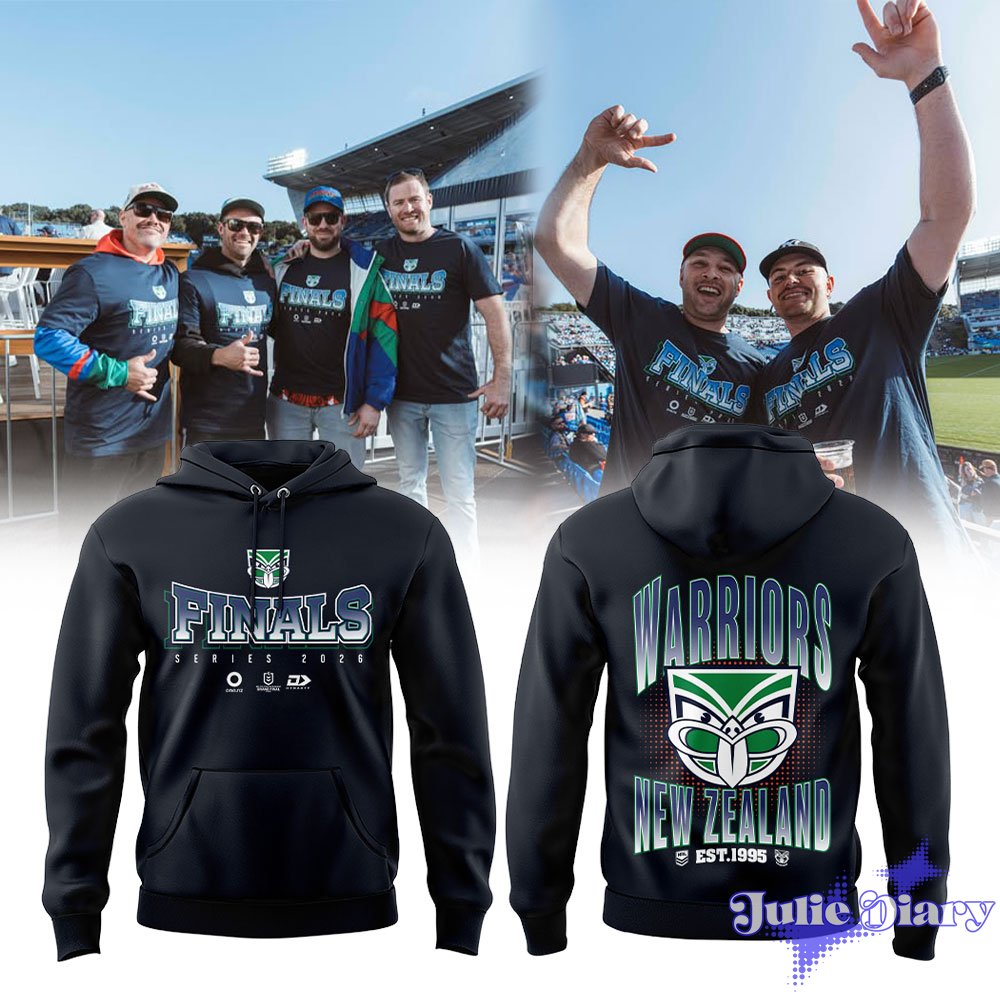 New Zealand Warriors Finals Fit Hoodie & Tee New Zealand Warriors Finals Fit Hoodie & Tee