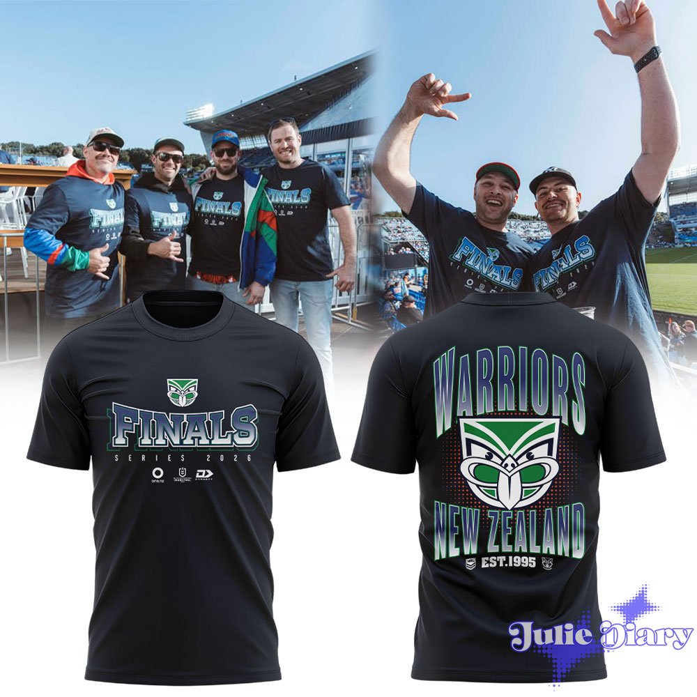 New Zealand Warriors Finals Fit Hoodie & Tee New Zealand Warriors Finals Fit Hoodie & Tee