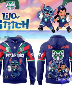 New Zealand Warriors Lilo & Stitch 2026 Hoodie & Tee New Zealand Warriors Lilo & Stitch 2026 Hoodie & Tee