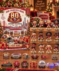San Francisco 49ers NFL Christmas 2026 Anniversary Customize Name Advent Calendar San Francisco 49ers NFL Christmas 2026 Anniversary Customize Name Advent Calendar