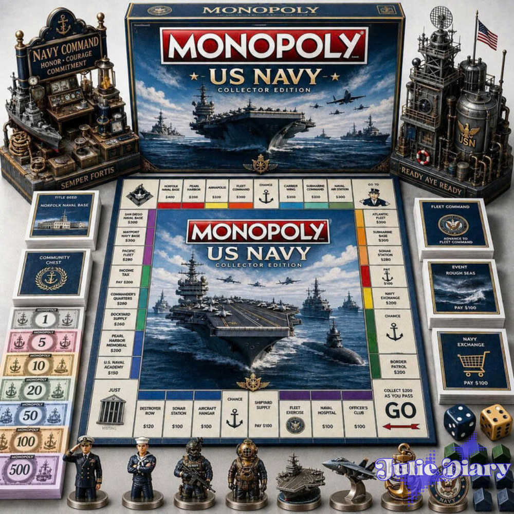 U.S. Navy Monopoly Board Game U.S. Navy Monopoly Board Game