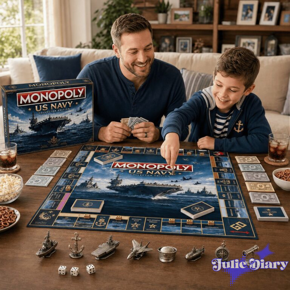 U.S. Navy Monopoly Board Game U.S. Navy Monopoly Board Game