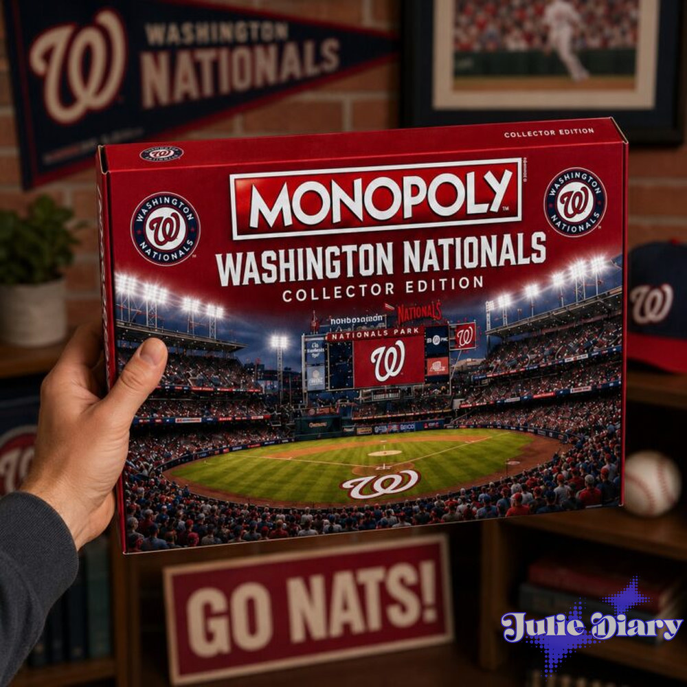 Washington Nationals Monopoly Board Game Washington Nationals Monopoly Board Game